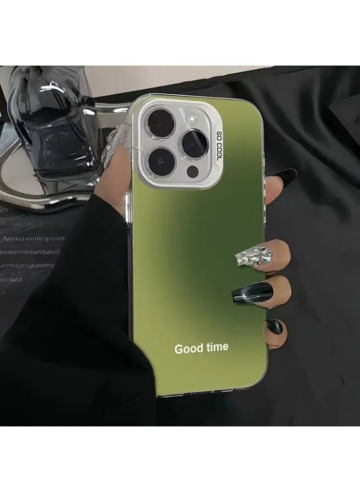 حقيبة هاتف سيليكون ناعمة بألوان متدرجة عصرية لـ iPhone 17 Pro Max - Image 1