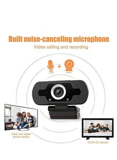 FLOWING Webcam HD 1080P,Webcam with Microphone, USB Desktop Laptop Camera with 110 Degree Widescreen,Stream Webcam for Calling, Recording,Conferencing, Gaming,Webcam with Privacy Shutter and Tripod  - Image 3