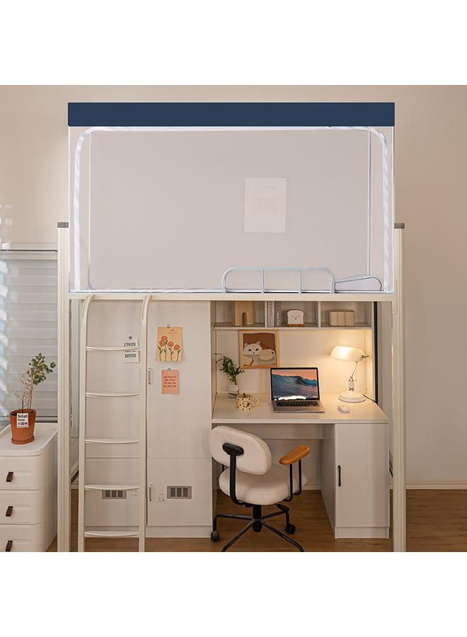 Bluejw Student Dormitory Mosquito Net Factory Upper And Lower Shop Anti-mosquito Dustproof Anti-fall Bracket Three-door Shading Curtain Bedroom 1 Meter 2 Beds - Image 1