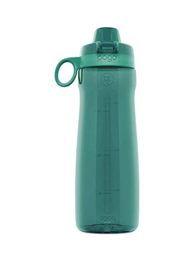 Pogo BPA-Free Plastic Water Bottle with Chug Lid, 32 Oz, Quetzal Teal - Image 2