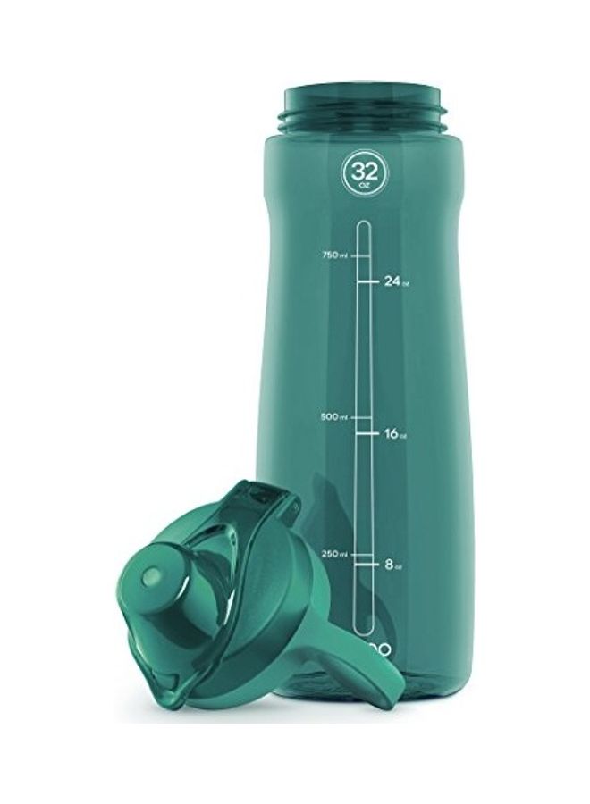 Pogo BPA-Free Plastic Water Bottle with Chug Lid, 32 Oz, Quetzal Teal - Image 1