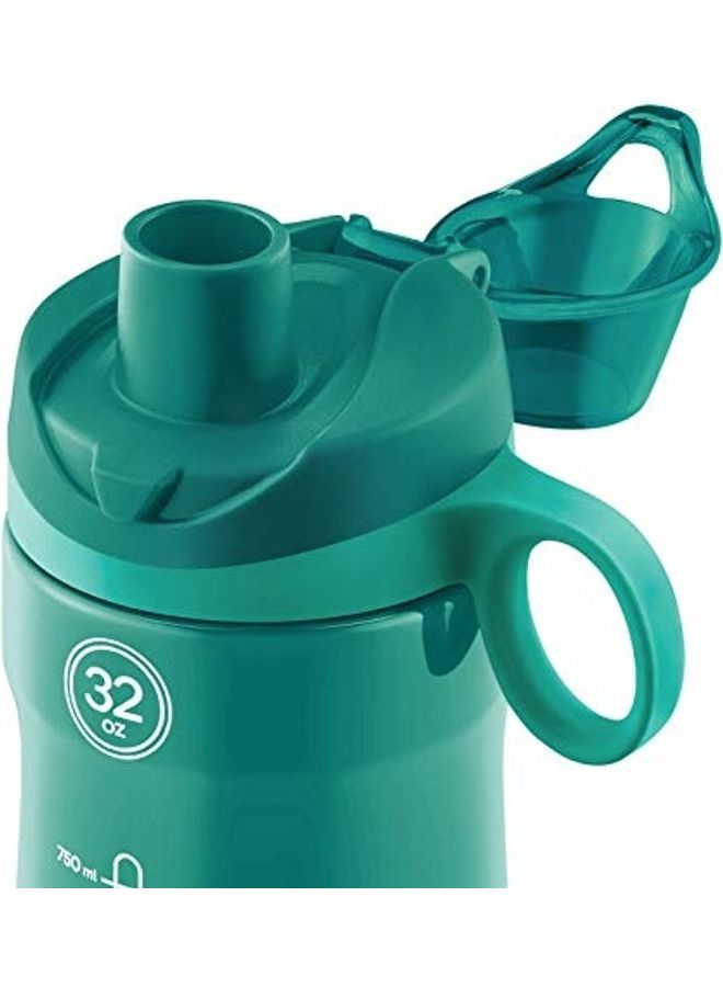 Pogo BPA-Free Plastic Water Bottle with Chug Lid, 32 Oz, Quetzal Teal - Image 4