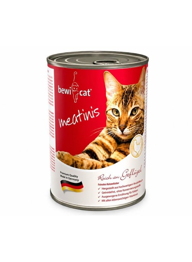 Bewi Cat Meatinis Wet Food with Chicken 400gm