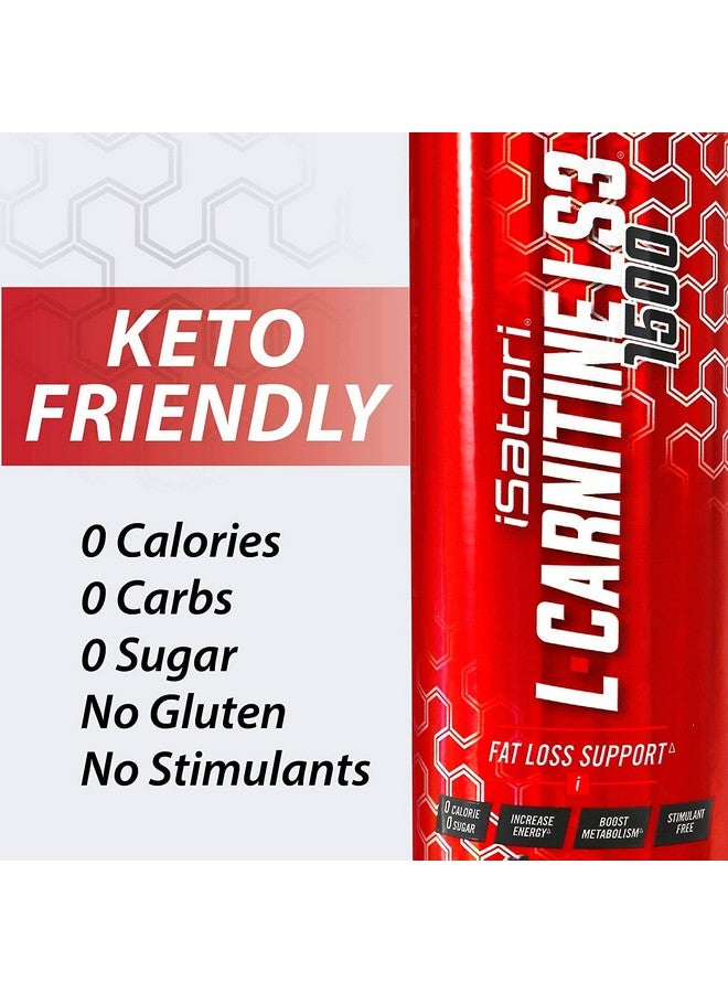 iSatori L-Carnitine LS3 3000, Liquid L-Carnitine with Acetyl L-Carnitine, L-Carnitine L-Tartrate, Stimulant Free Pre Workout, No Calories, Sugar, Gluten, Keto-Friendly, Bombsicle Flavor (32 Servings) - Image 5
