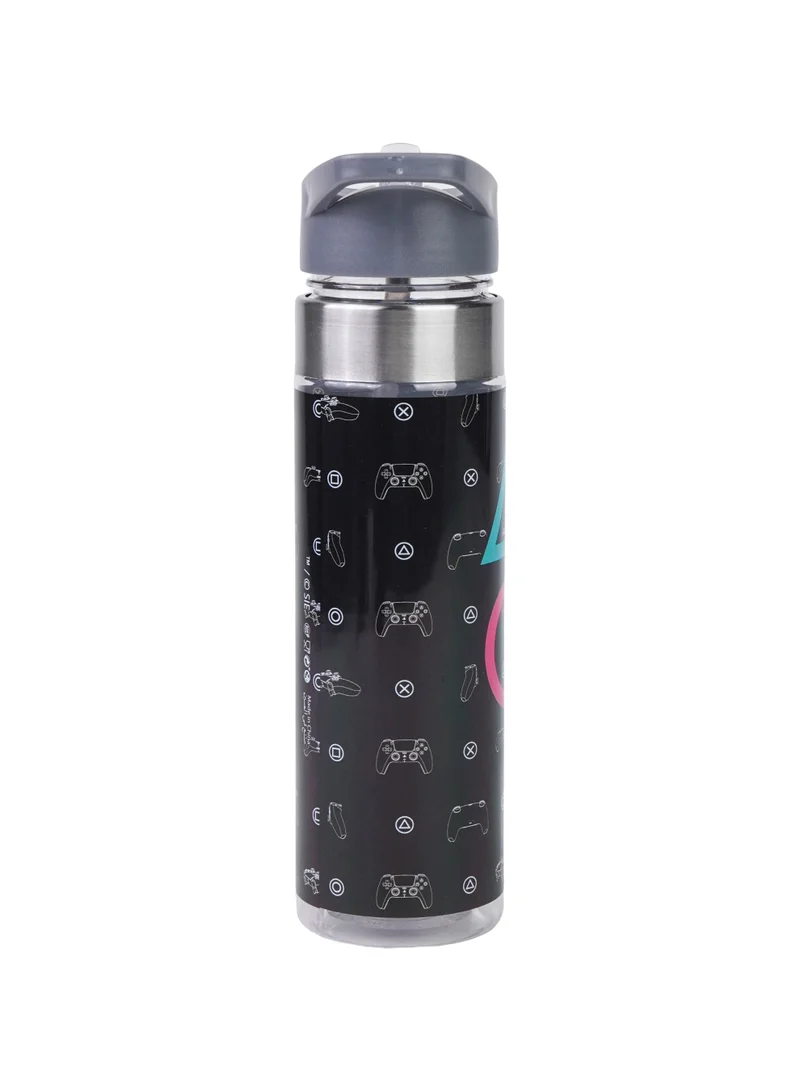Sony  Sony PlayStation Regular Plastic Water Bottle 650ml – Official PlayStation Reusable Sports Water Bottle, Leakproof Drinking Bottle with Straw Lid, Gaming-Themed Hydration Bottle for Men | Best Price UAE
