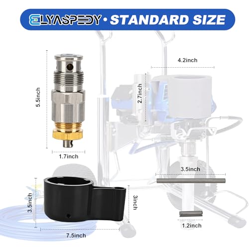 Elyaspedy 2026 New Upgraded 257352 Prime Spray Valve KitDrain Valve Compatible with Graco 695 795 3900 1095 1595 5900 7900 Aftermarketr Airless Paint SprayerReplace Airless Spray Painting Machine Accessories - Image 3