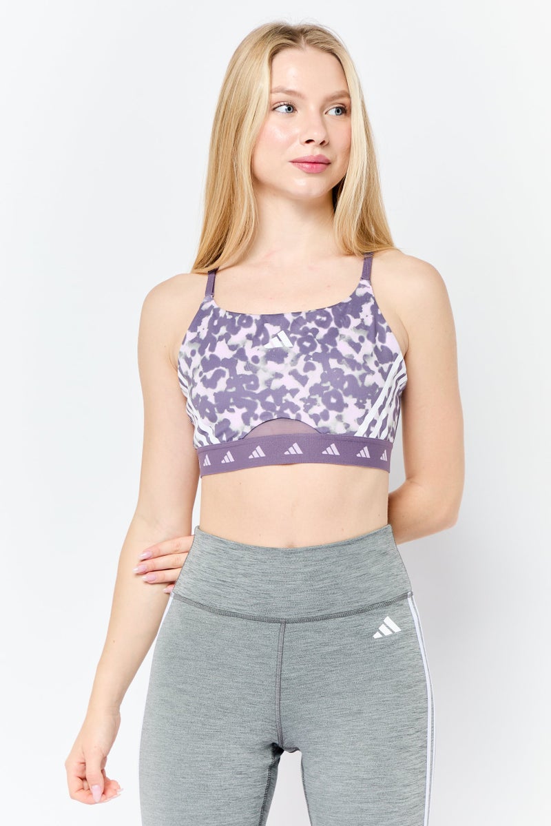 Adidas Women Padded Sports Bra, Multicolor - Image 1