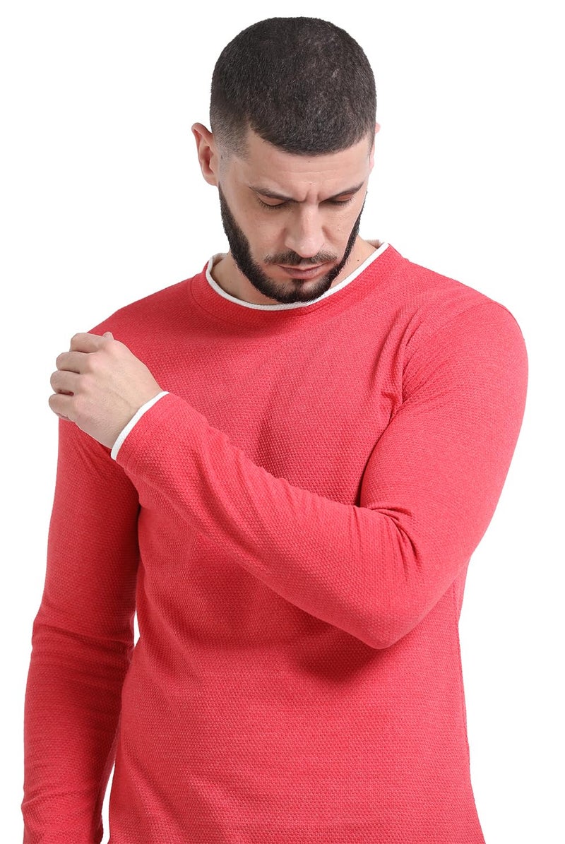 fanideaz Mens Popcorn Dark Colour t Shirts for Men Mens Casual Look Tshirt_Red_5523_2XL - Image 2