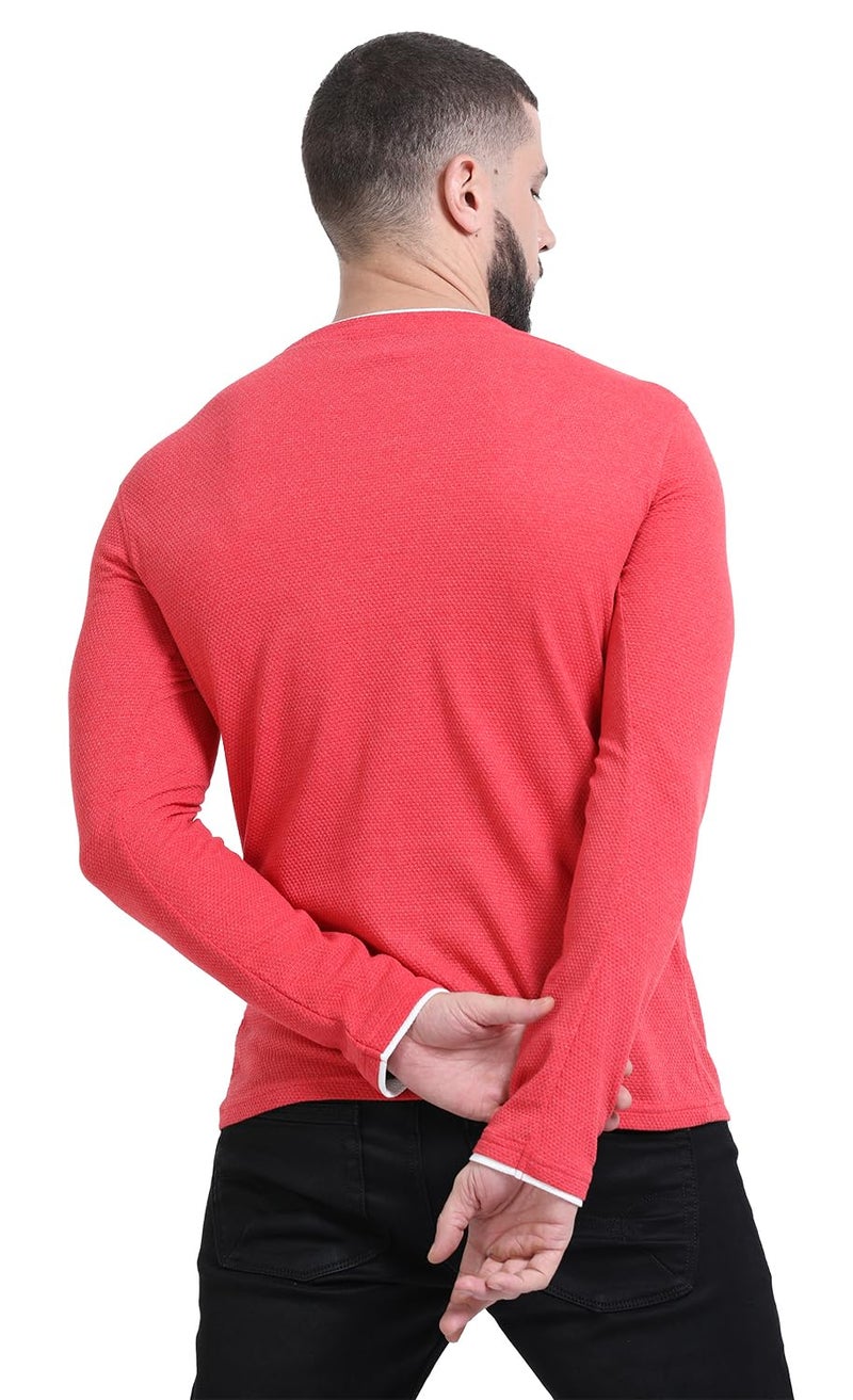 fanideaz Mens Popcorn Dark Colour t Shirts for Men Mens Casual Look Tshirt_Red_5523_2XL - Image 4