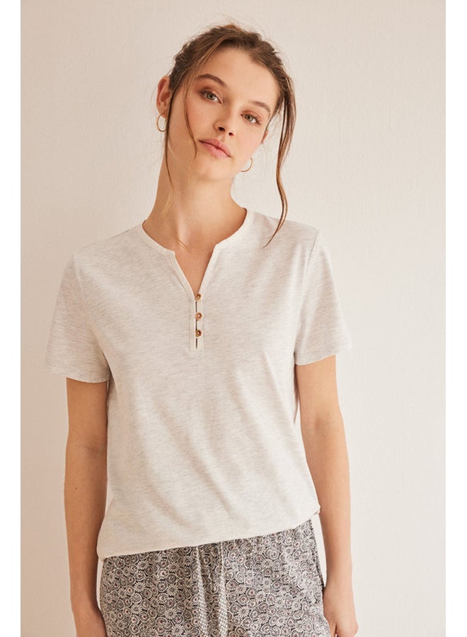 women'secret cotton short sleeve t-shirt - Image 2