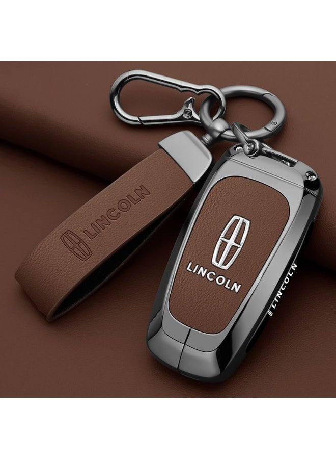 Lincoln High end car key protection case suitable for Lincoln adventurers, 24/25 Navigator Z, Navigator, and Aviator car key shell cases - Image 1