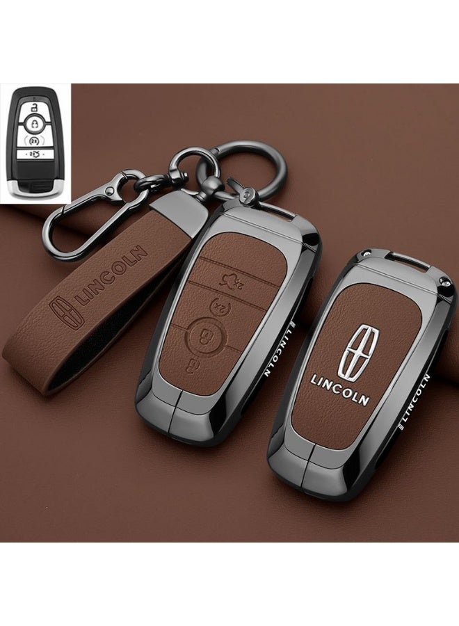 Lincoln High end car key protection case suitable for Lincoln adventurers, 24/25 Navigator Z, Navigator, and Aviator car key shell cases - Image 3