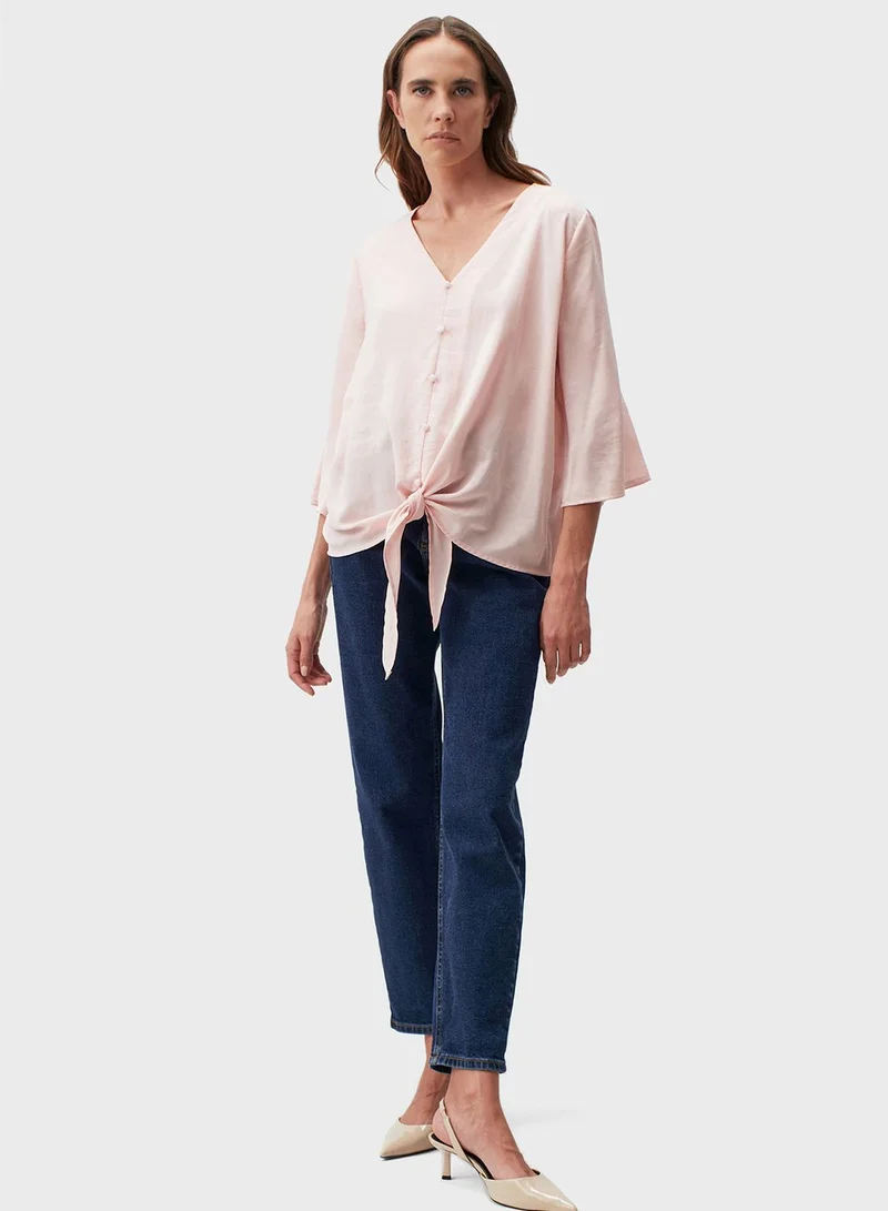 Jimmy Key Tie Detail Shirt