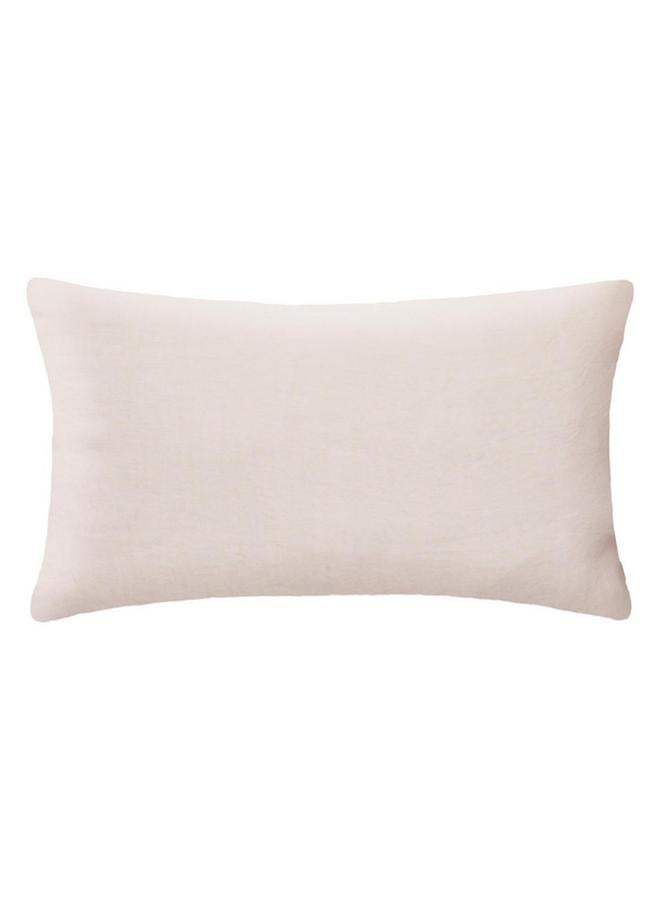 اتموسفيرا غطاء وسادة مستطيل من الكتان المغسول من ليناه، بيج، 50 × 70 سم، 185300D - Image 2