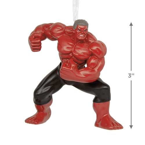 Hallmark Christmas Ornament, Marvel Studios Captain America: Brave New World Red Hulk Ornament, Gifts for Marvel Fans - Image 4
