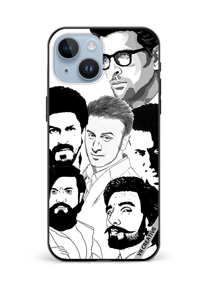 VR CREATIVE Protective Case Cover For Apple iPhone 15 Plus Bollywood Actors Design Multicolour - Image 1