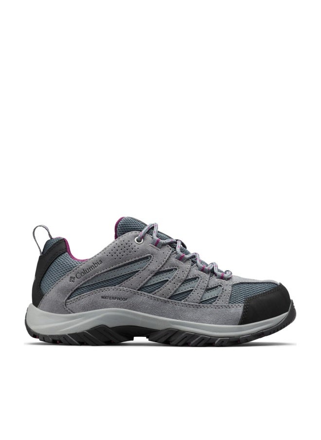 Columbia Womens Crestwood Waterproof, Graphite/Wild Iris, 8 - Image 1