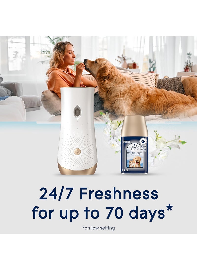 Glade Glade Automatic Spray Refill Pet Fresh Scent Scented Air Freshener for Home and Bathroom 62 Oz 2 Count  - Image 4