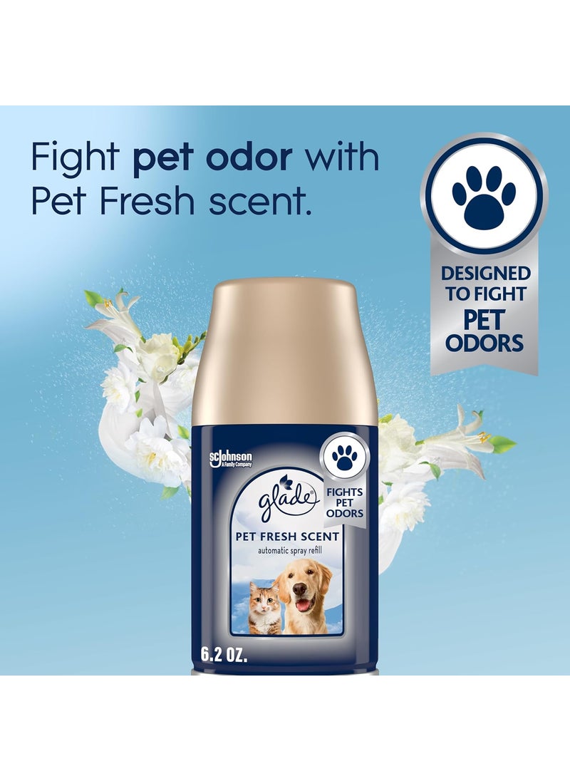 Glade Glade Automatic Spray Refill Pet Fresh Scent Scented Air Freshener for Home and Bathroom 62 Oz 2 Count  - Image 3