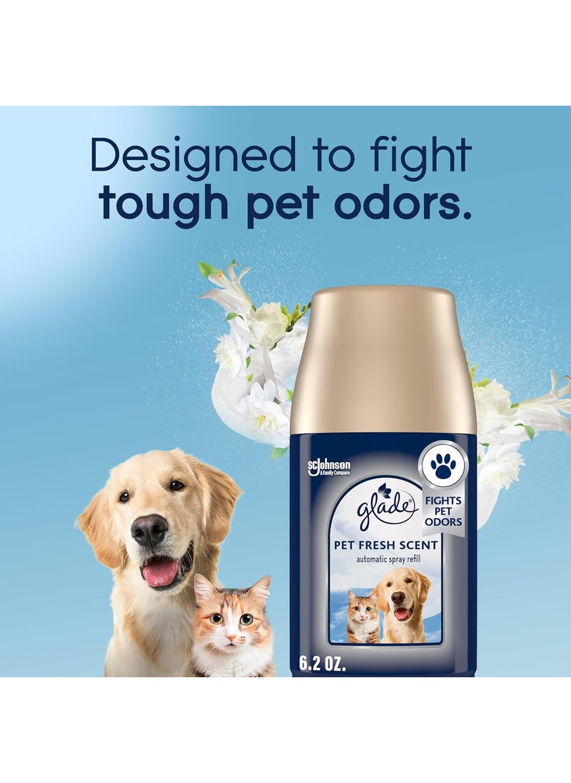 Glade Glade Automatic Spray Refill Pet Fresh Scent Scented Air Freshener for Home and Bathroom 62 Oz 2 Count  - Image 2