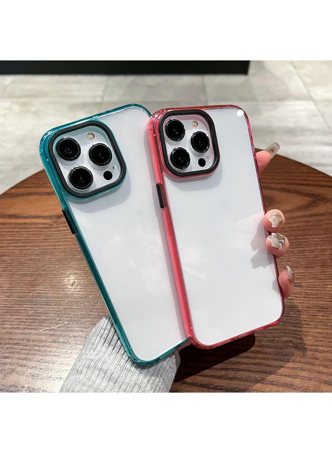 زبون جراب لهاتف iPhone 12 Pro Max 2 في 1 جراب هاتف شفاف من الأكريليك مقاوم للصدمات - Image 4