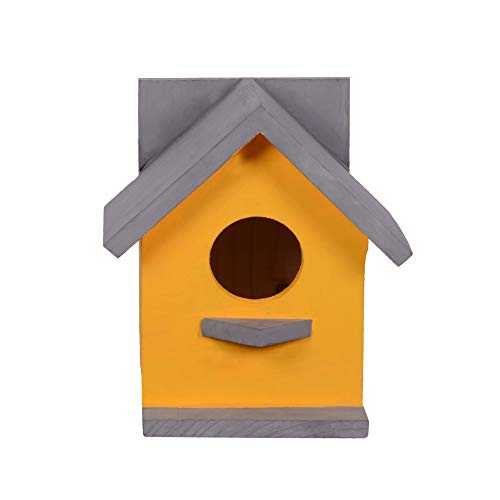 Cket® Bird House Nest Box Breeding House for Sparrow, Budgies and Finches Eco Friendly Wooden Water Resistance for Garden Balcony Hanging HS01 - Image 2