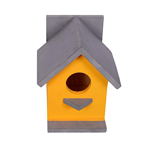 Cket® Bird House Nest Box Breeding House for Sparrow, Budgies and Finches Eco Friendly Wooden Water Resistance for Garden Balcony Hanging HS01 - Image 3