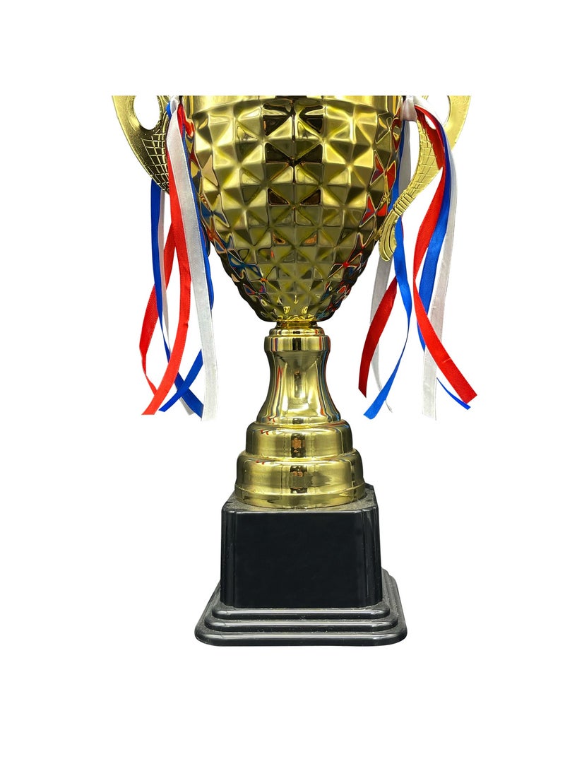 سبال كأس معدني مطلي بالذهب للأحداث الرياضية، بطولة دوري كرة القدم، جائزة تعاون الفريق - Image 2