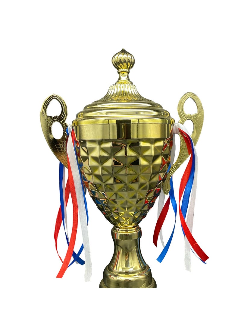 سبال كأس معدني مطلي بالذهب للأحداث الرياضية، بطولة دوري كرة القدم، جائزة تعاون الفريق - Image 3