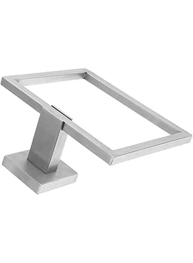 Brushed Stainless Steel Square Towel Ring Holder Wall Mounted For Bathroom Shower - Image 1
