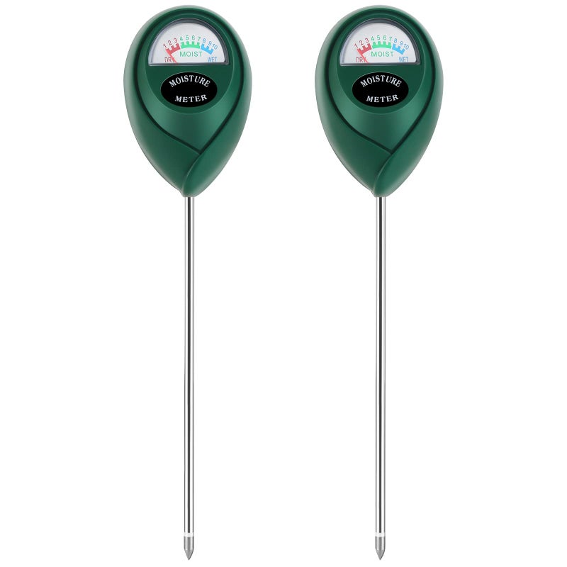 Thlevel Plant Moisture Meter, Plant Water Meter, Soil Moisture Meter for House Plants for Garden, Lawn, Farm, Indoor & Outdoor Use, No Batteries Required (2 Packs Green) - Image 1