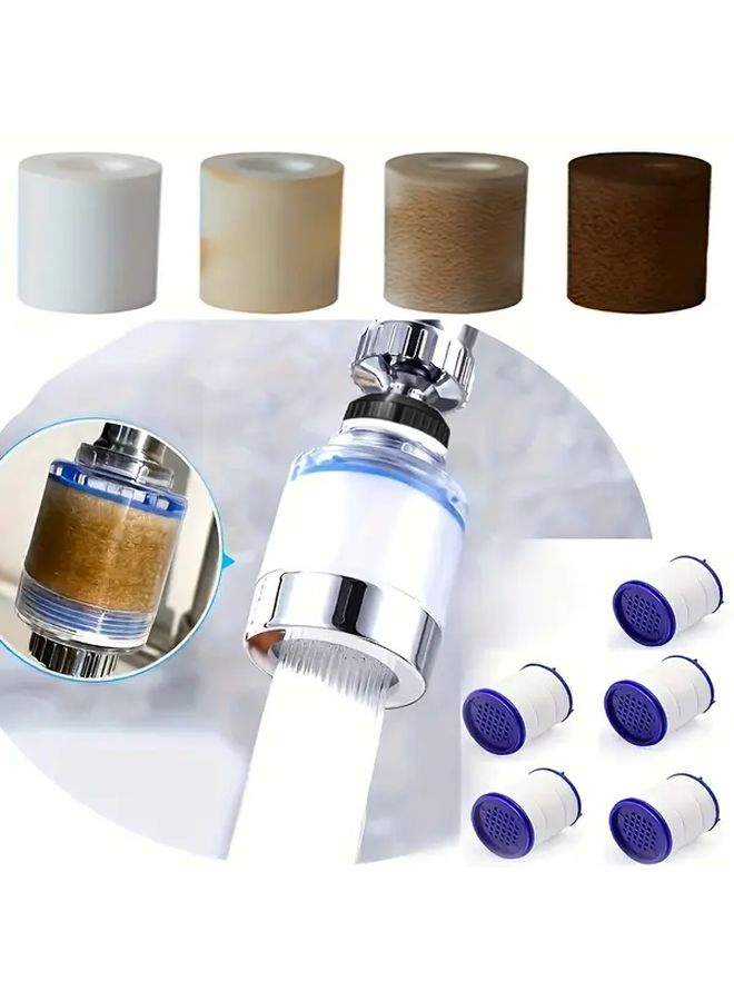360 Rotating Faucet Water Filter With 1 Pcs Filter Element For Kitchen Bathroom Sink - Image 2
