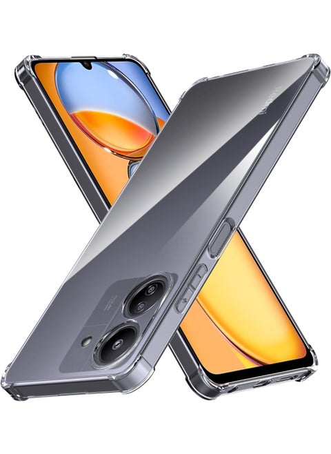 Shockproof Transparent Case Compatible with Xiaomi Redmi 13C - Poco C65