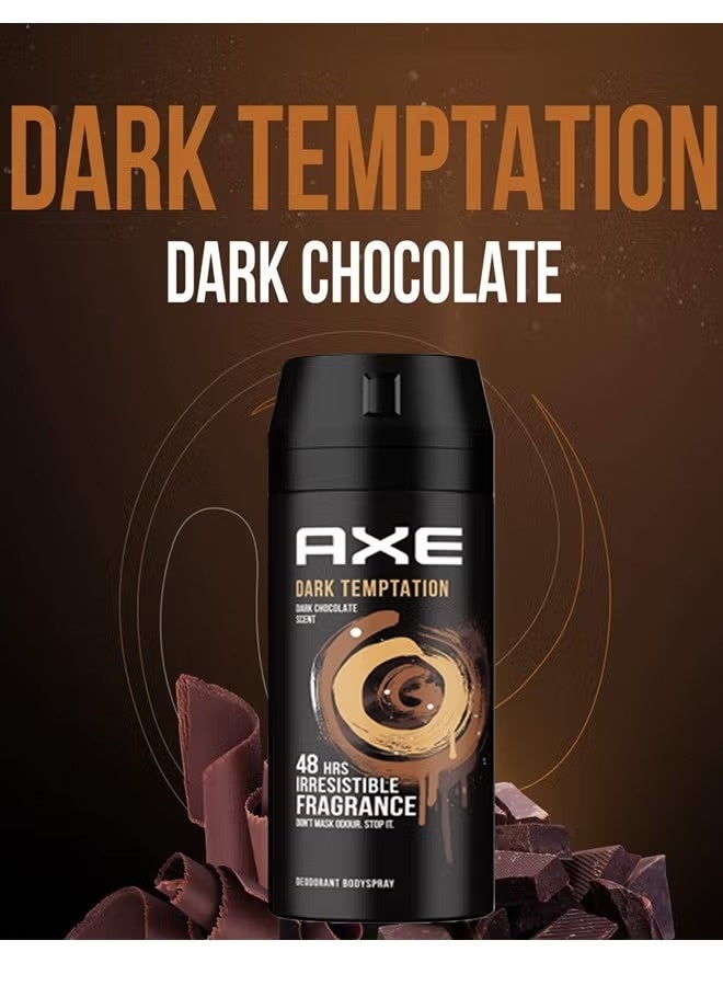 Axe Pack Of 6 Dark Temptation Deodorant Body Spray 150x6ml - Image 3