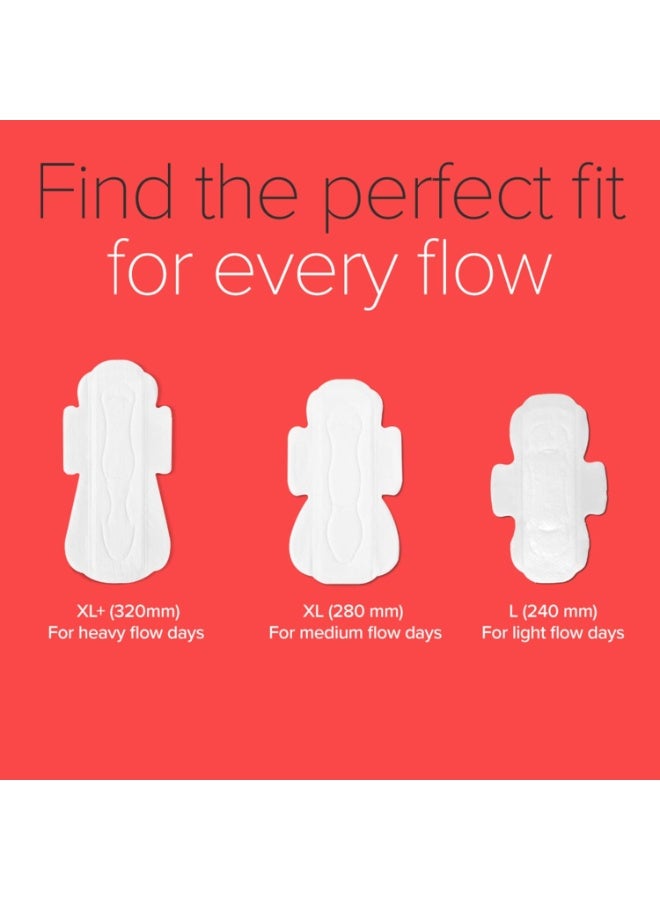 Nua Ultra Safe| 30 Heavy Flow -XL+ | SUPER SAVER PACK | Leakproof & Toxic Free Sanitary Pad (Pack of 30) - Image 2