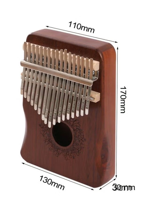 سوفام ١٧ مجموعة من المفاتيح، بيانو بالابهام الخشبية الافريقية بالليمبا (بما في ذلك الاكسسوارات) - Image 2