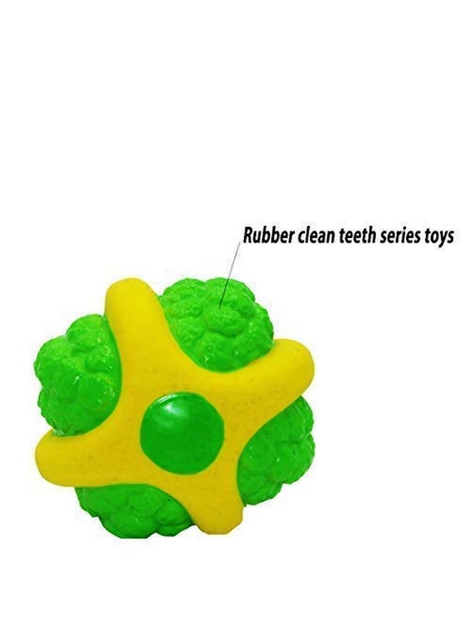 لعبة الكلب على شكل كرة البطيخ الصوتية المصنوعة من مادة اللاتكس للكلاب والجراء والقطط والحيوانات الأليفة (كبيرة) - Image 3