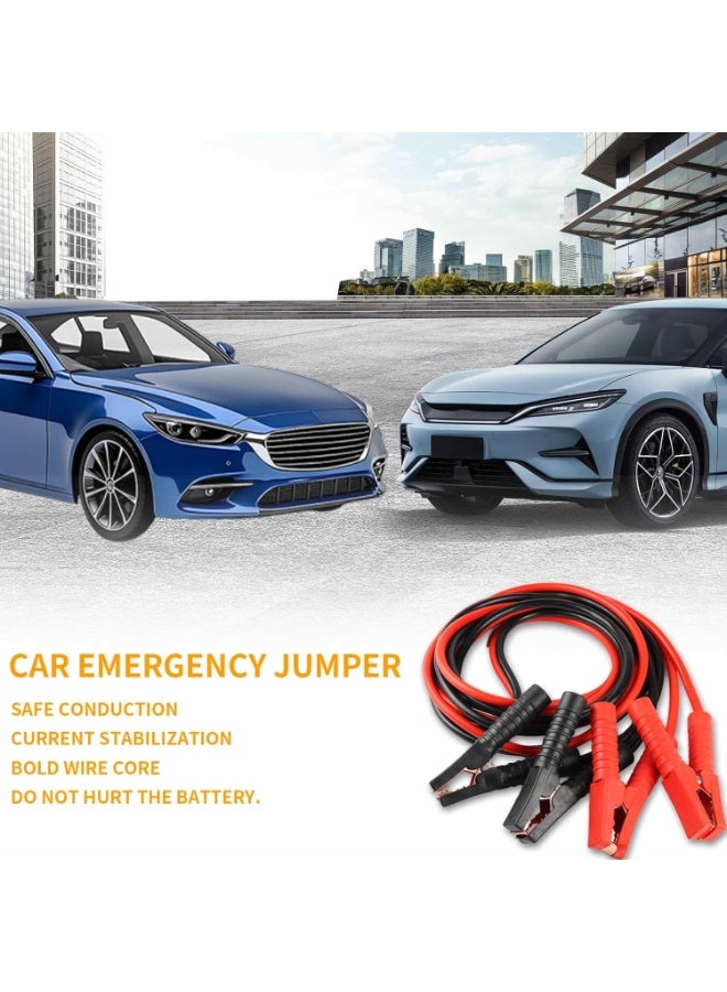 Heavy Duty Battery Booster Jumper Cables with Integrated Current Protector - Professional Emergency Start Leads for Petrol and Diesel Engines - High-Conductivity Booster Set with Storage Bag - Image 5