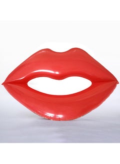 Goolsky 1pc Giant Red Lips Inflatable Floating Bed for Pool Parties and Vacations - Suitable for Ages 14+ - PVC Material - No Electricity Required  - Image 1