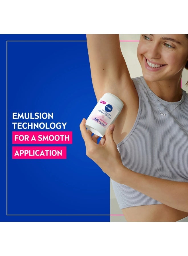 Nivea Natural Radiance Anti-Perspirant Stick with Vitamin C- 50ml - Image 3