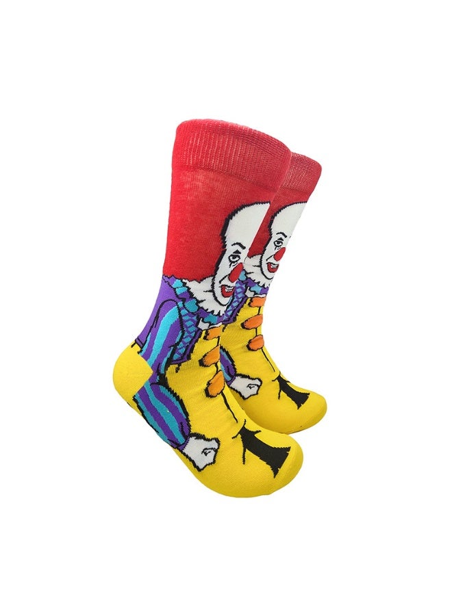 Novelty Anime Crew Socks, Street Fashion Trendy Cotton Blend Socks, Casual Fashion Socks for Men & Women(5P)) - Image 3