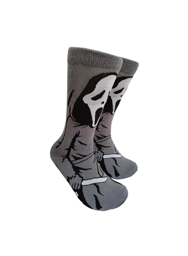 Novelty Anime Crew Socks, Street Fashion Trendy Cotton Blend Socks, Casual Fashion Socks for Men & Women(5P)) - Image 5