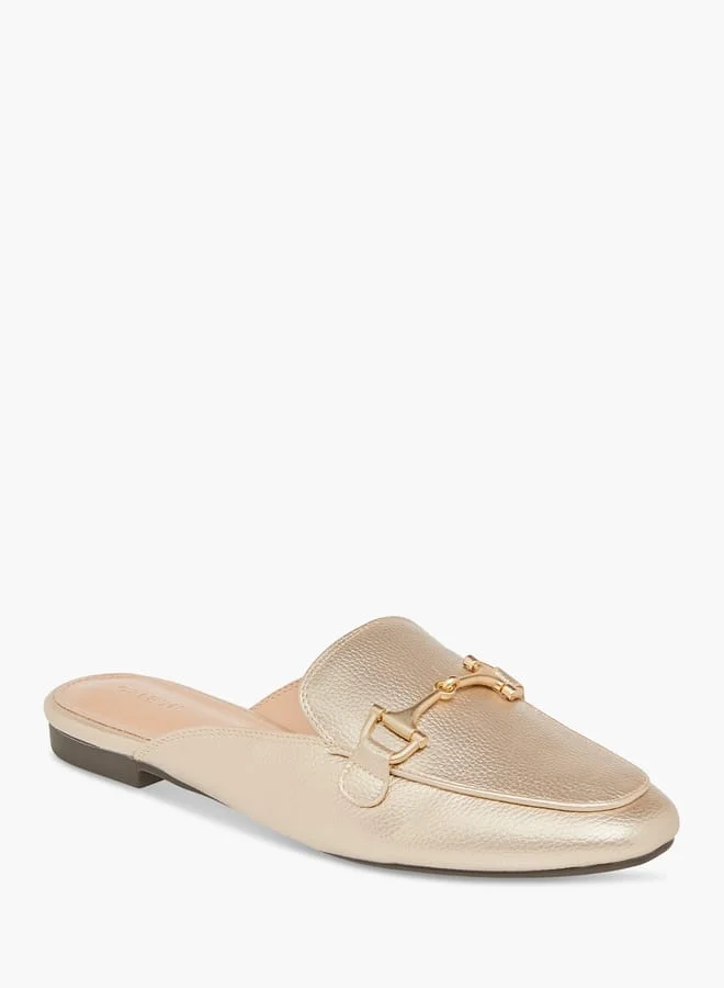 Celeste Women's Metal Accent Slip-On Mules