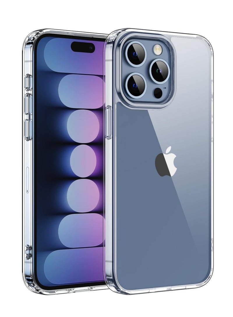 BORTONY iPhone 15 Pro Max Case Cover Crystal Clear Anti-Yellowing Slim Soft TPU Protective Case Cover for Apple iPhone 15 Pro Max 6.7 Inch - Image 1