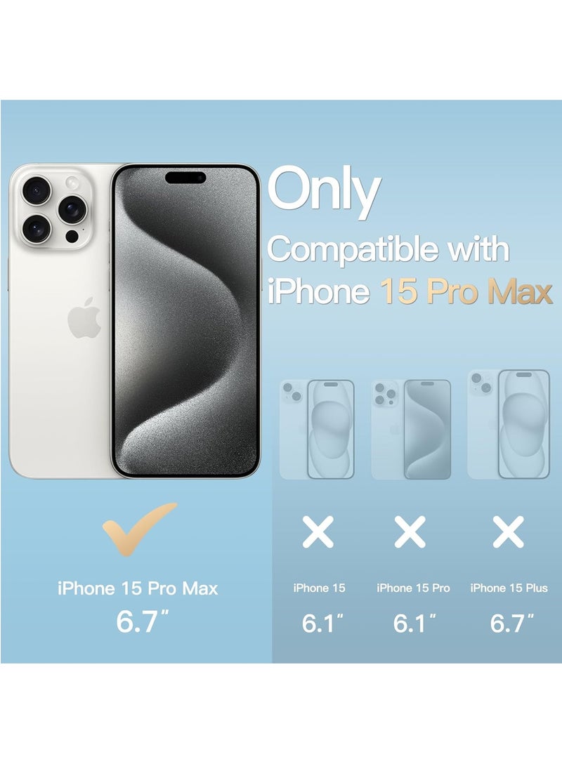 BORTONY iPhone 15 Pro Max Case Cover Crystal Clear Anti-Yellowing Slim Soft TPU Protective Case Cover for Apple iPhone 15 Pro Max 6.7 Inch - Image 2