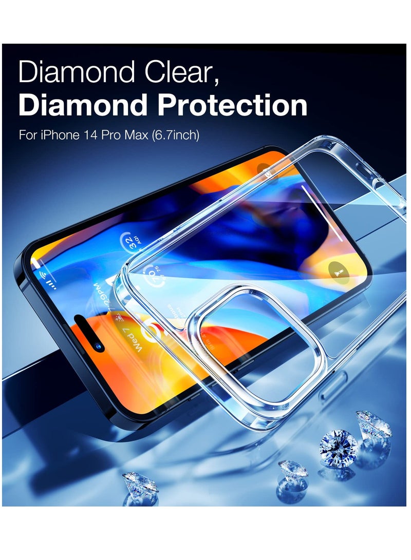 BORTONY iPhone 15 Pro Max Case Cover Crystal Clear Anti-Yellowing Slim Soft TPU Protective Case Cover for Apple iPhone 15 Pro Max 6.7 Inch - Image 4