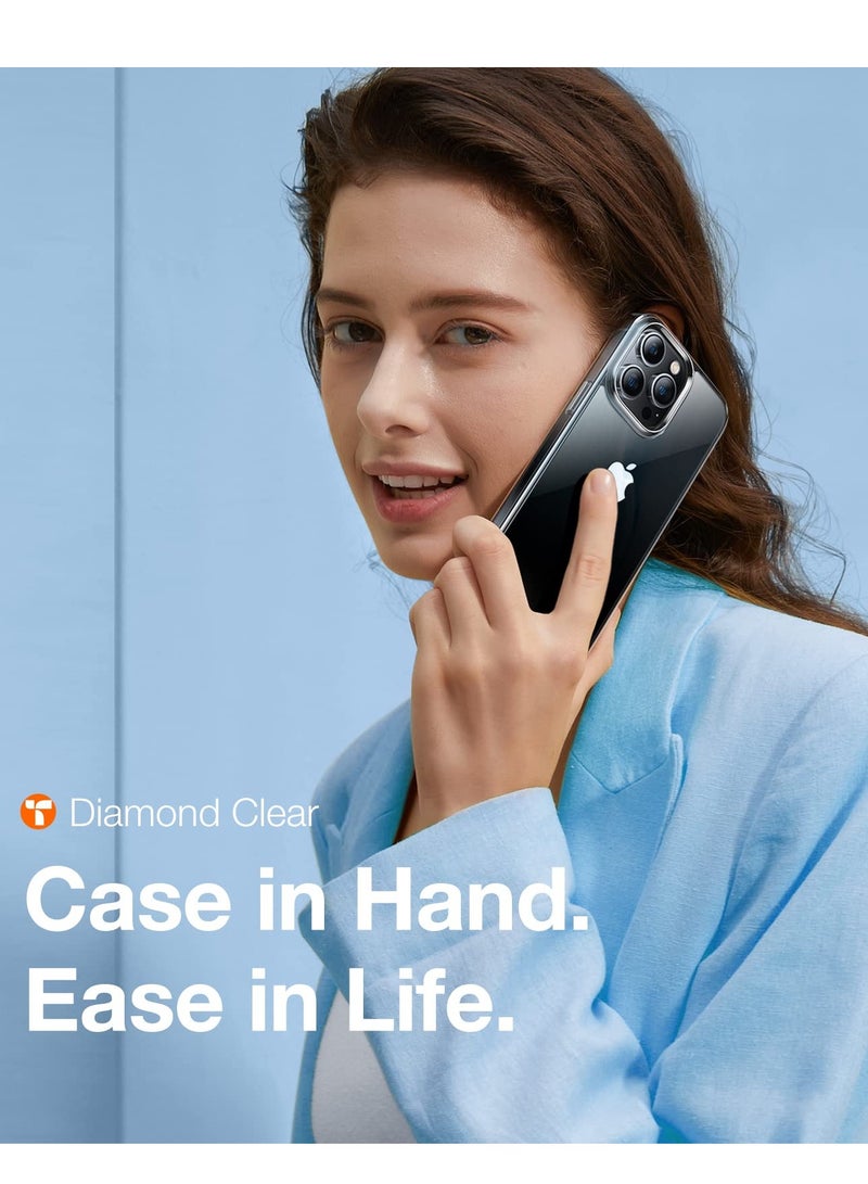 BORTONY iPhone 15 Pro Max Case Cover Crystal Clear Anti-Yellowing Slim Soft TPU Protective Case Cover for Apple iPhone 15 Pro Max 6.7 Inch - Image 3