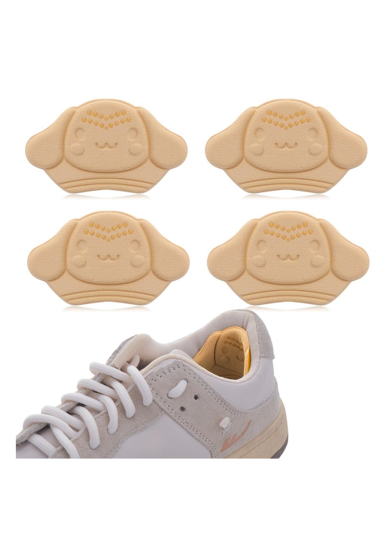 KASTWAVE 4 Pairs Shoe Inserts for Kids, Heel Shoe Grips Liner for Loose Shoes, Inserts Grips Liners Heel, Preventing Heel Rubbing and Blisters, for Girls and Boys Boots, Trainers - Image 2