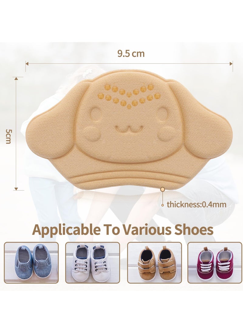 KASTWAVE 4 Pairs Shoe Inserts for Kids, Heel Shoe Grips Liner for Loose Shoes, Inserts Grips Liners Heel, Preventing Heel Rubbing and Blisters, for Girls and Boys Boots, Trainers - Image 3