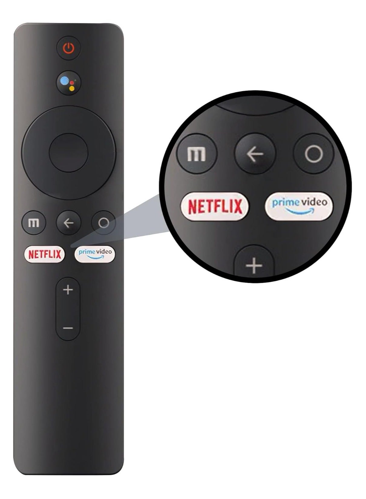 Replacement Remote Control for Xiaomi Mi Stick || Bluetooth Voice Control Remote Compatible with Mi Box S, Mi Box 4X, Mi TV P1, Q1, 4S, 4K, 4A, Q1E (XMRM-00A) – Ergonomic Design, Easy Pairing, Long Battery Life. Quick Access Buttons